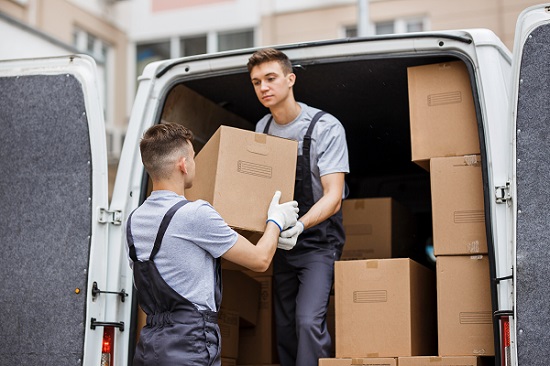 unloading after moving